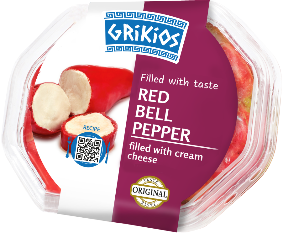 Grikios Red Pepper Bells Filled with Cheese