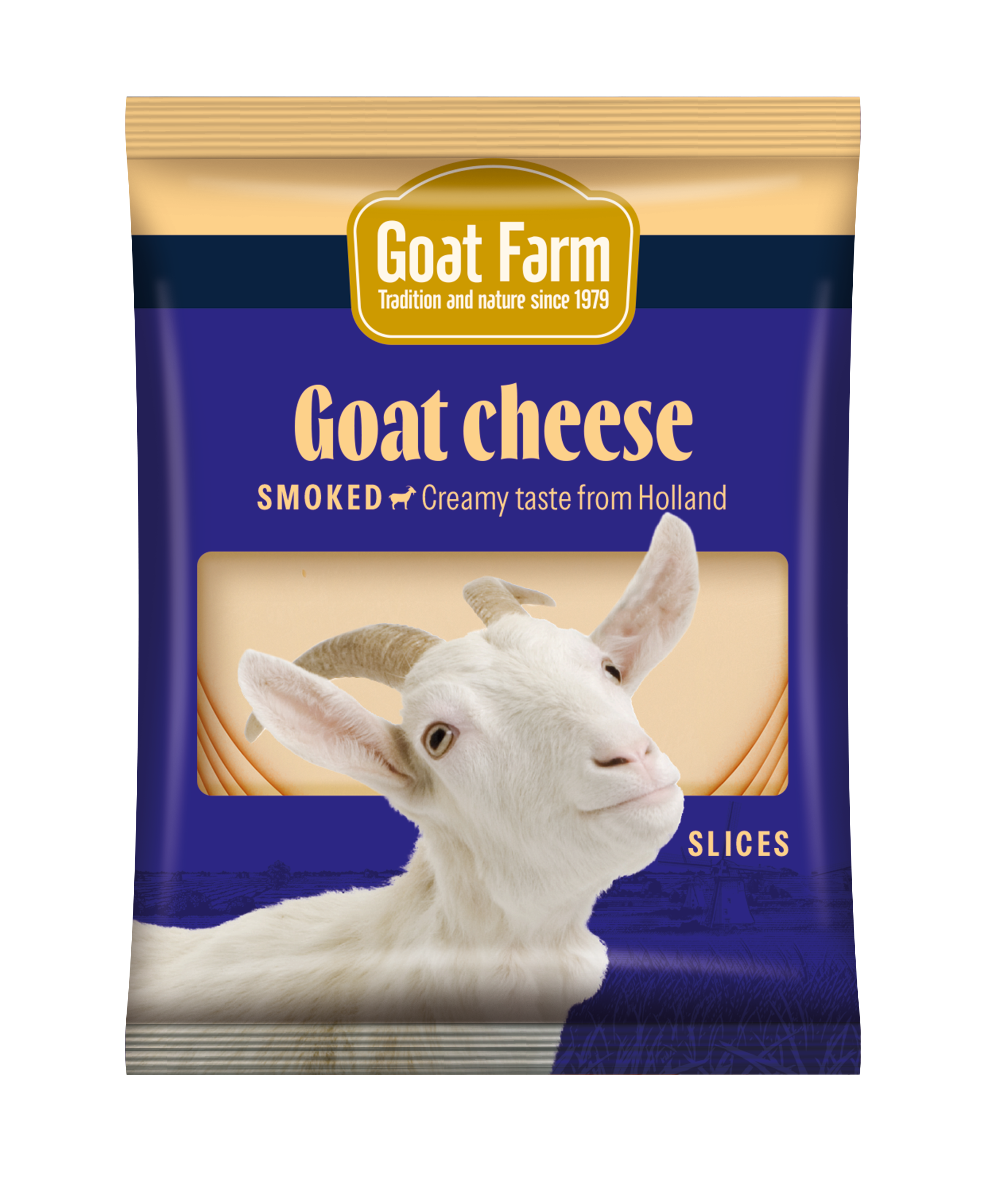 Goat Smoked Cheese Slices