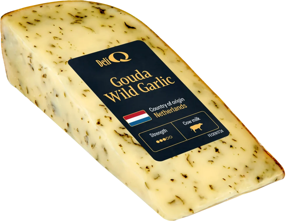 Ser Gouda z dzikim czosnkiem