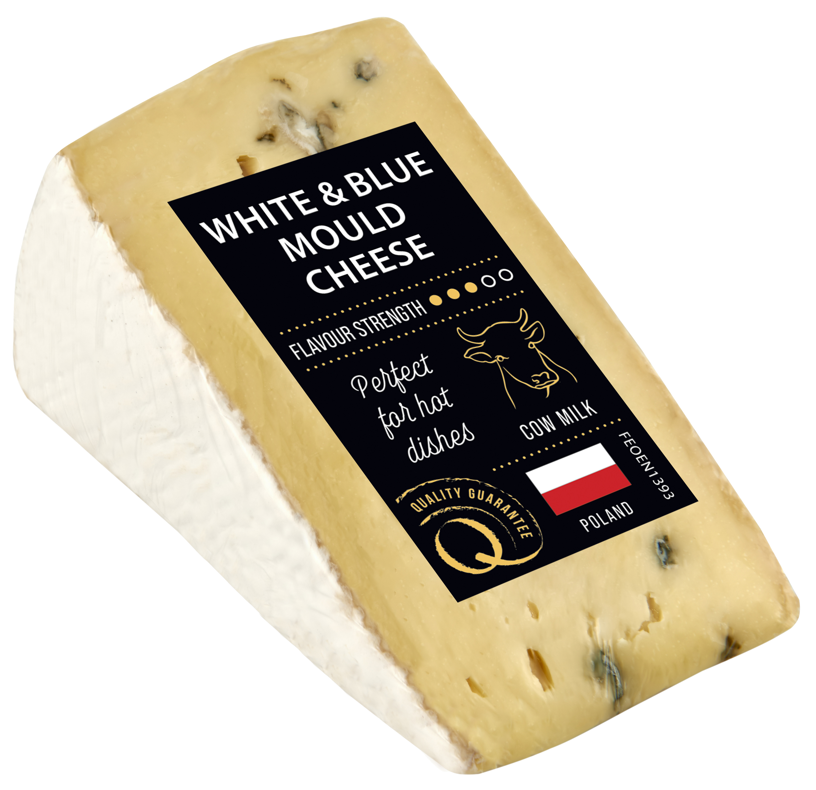 White And Blue Mould Cheese